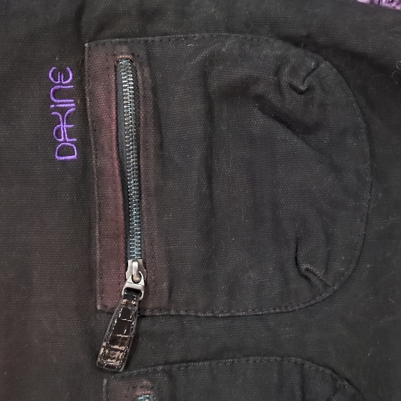 Vintage Dakine RN#91245 Poppy Tote Canvas Cotton Double Handle multi-pocket - Picture 3 of 12